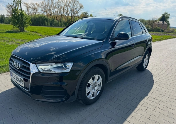 Audi Q3 cena 67900 przebieg: 142219, rok produkcji 2015 z Łosice małe 121